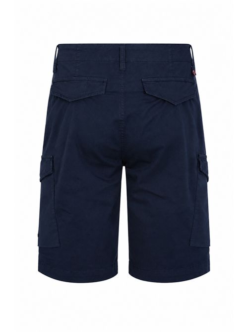 Bermuda Freeport pocket in cotone Blue navy Mc2 Saint Barth | FREE00300446L